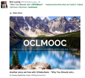 Why your should join #oclmooc